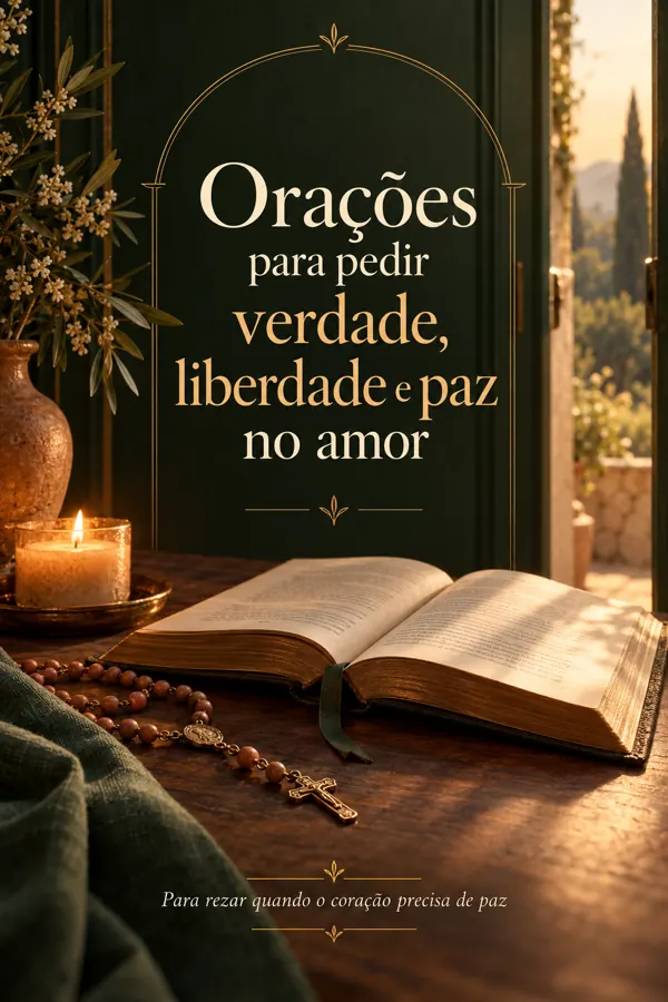 Capa do Bônus 1: Orações para Pedir Verdade, Liberdade e Paz no Amor